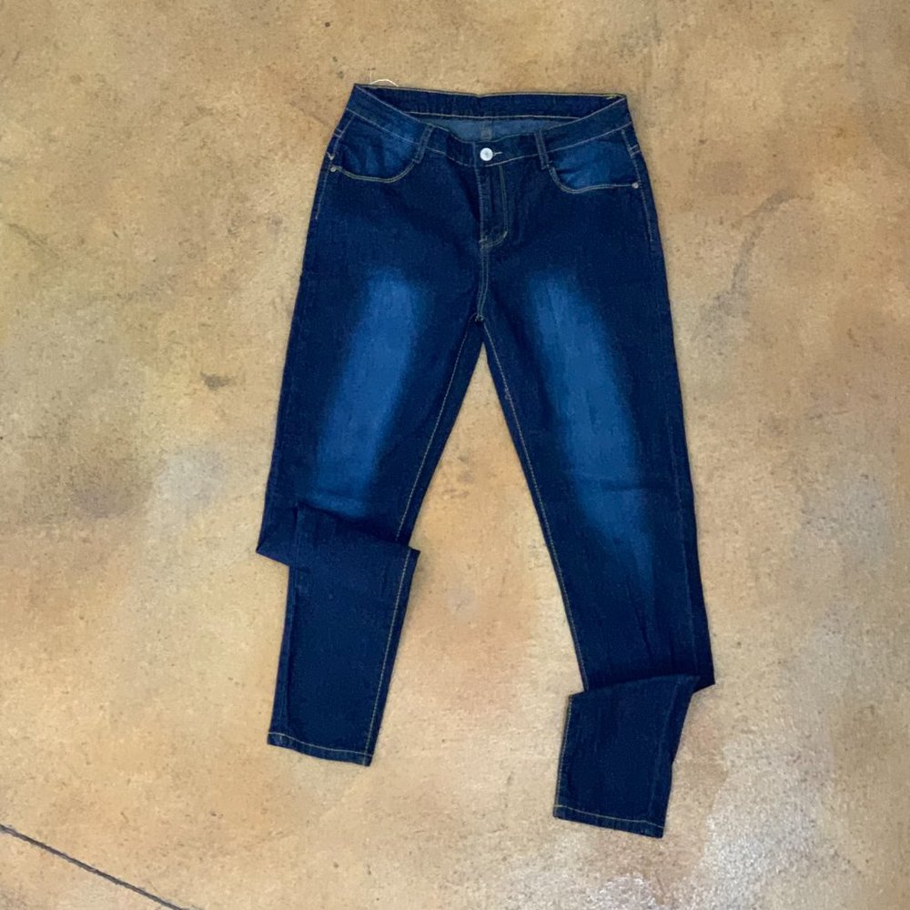 Women's Dark Blue Skinny Jeans